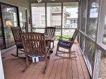 Screened Porch at 11 Beachside Drive